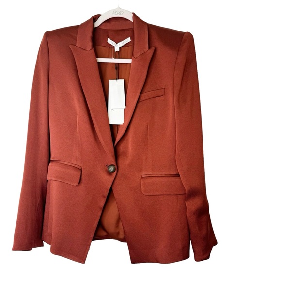 NWT Veronica Beard Athens Dickey Jacket Blazer Clay Size 6 - Picture 4 of 14